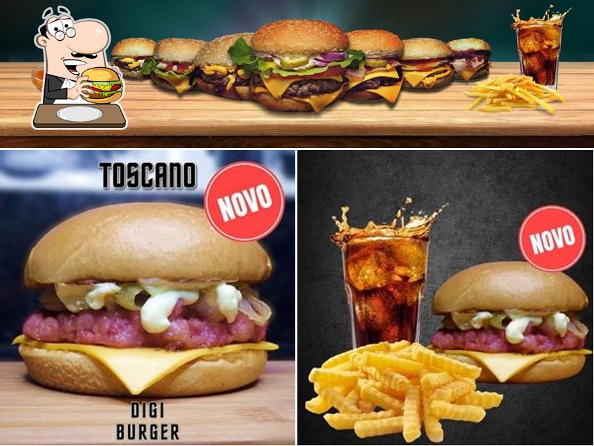 Hambúrguer em Digi Burger