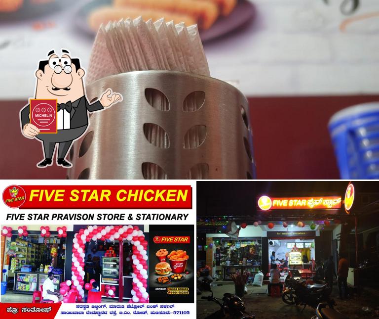 Here's a picture of Five star Chicken