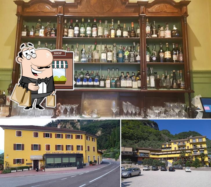 Curiosa tra l'area esterna di Ristorante Foci da Rita