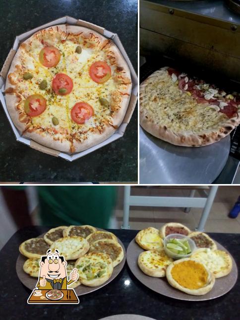 No pizzaria Avilla, você pode provar pizza