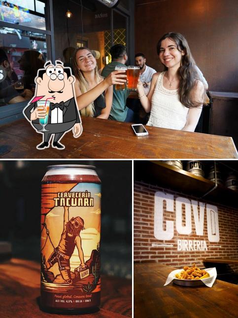 Take a look at the photo depicting drink and food at Covo Birreria