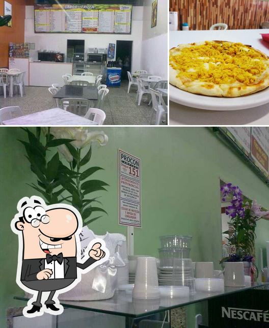 O interior do SABOR DA FRUTA