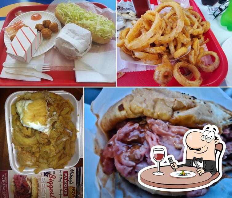 Menu of Mikey’s Famous Roast Beef & Seafood restaurant, Billerica