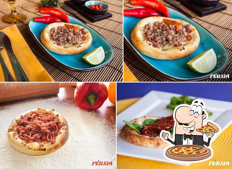 Peça pizza no Pérsia Esfiha Diferente