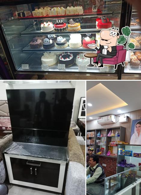 The picture of interior and food at Shine Cake House - Eggless Cake Shop in Derabassi, Customize Cake Shop in Derabassi, Best Butter Biscuits Shop in Derabassi