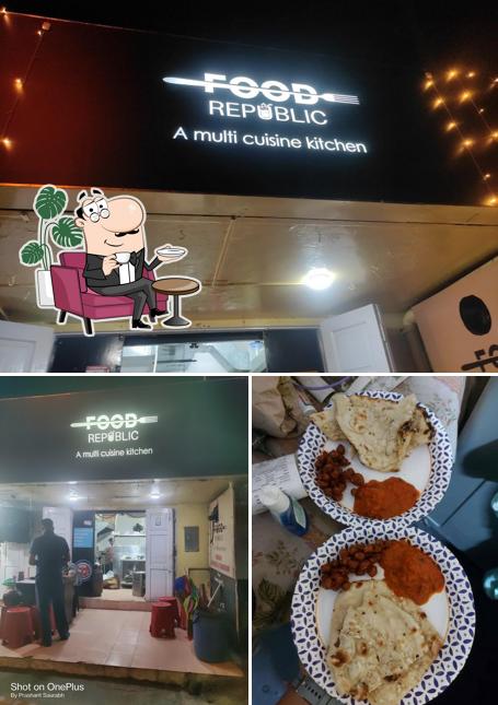 The interior of Food Republic