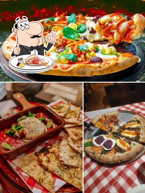 Experimente pizza no Papparella Trattoria e Pizzaria Brusque