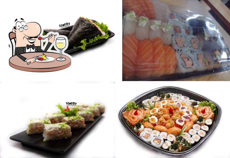 Platos en Stopby Sushi Delivery