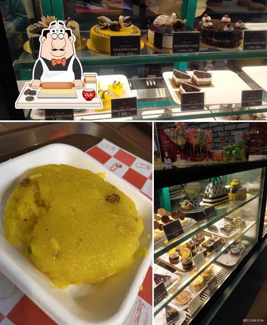 The Grand Cube provides a range of desserts