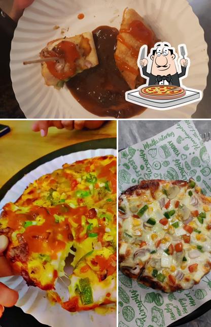 Pick pizza at The Bunk In