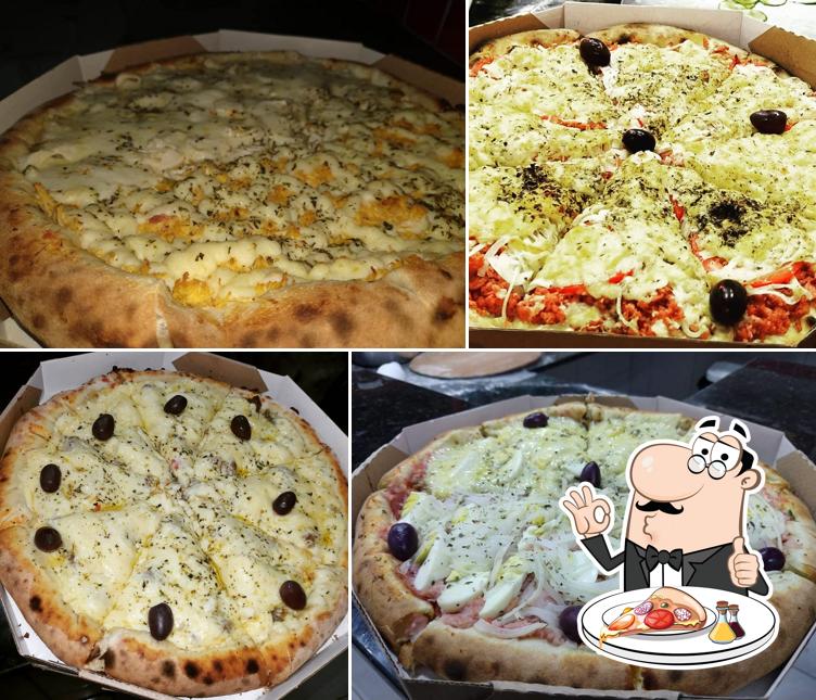 Peça diversos estilos de pizza