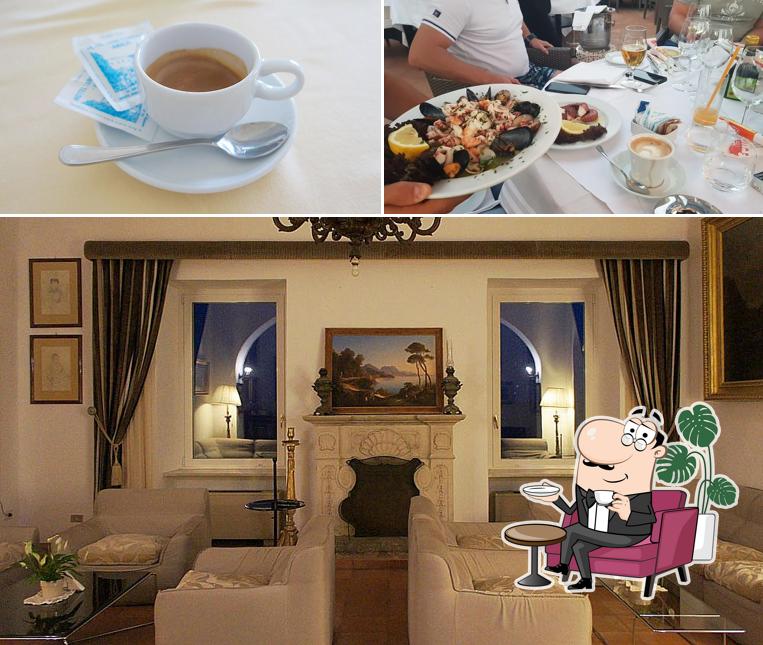 Parmi les diverses choses de la intérieur et la boisson, une personne peut trouver sur Hotel Luna Convento