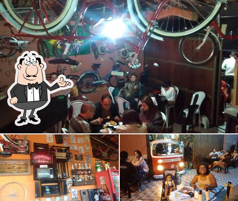 O interior do Churrasquinho do Matheus