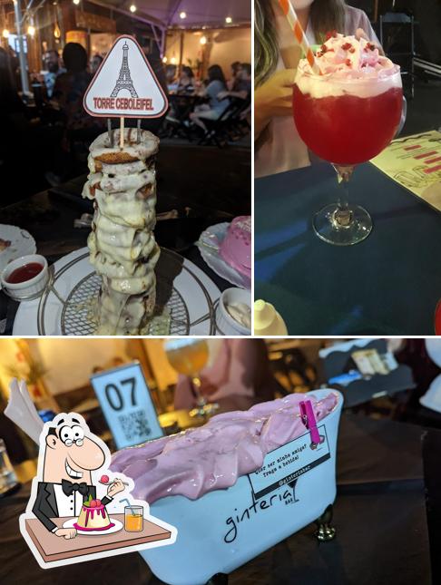 Ginteria Bar provê uma escolha de sobremesas