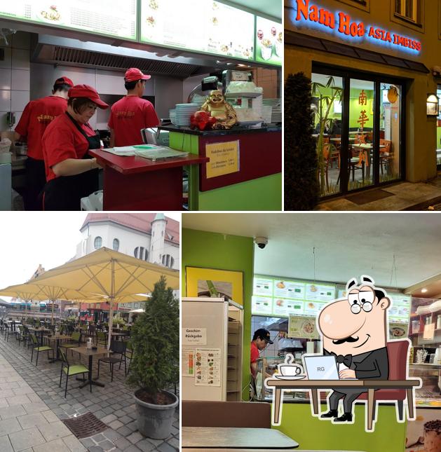 L'intérieur de Nam Hoa Food & Bubble Tea Moritzplatz