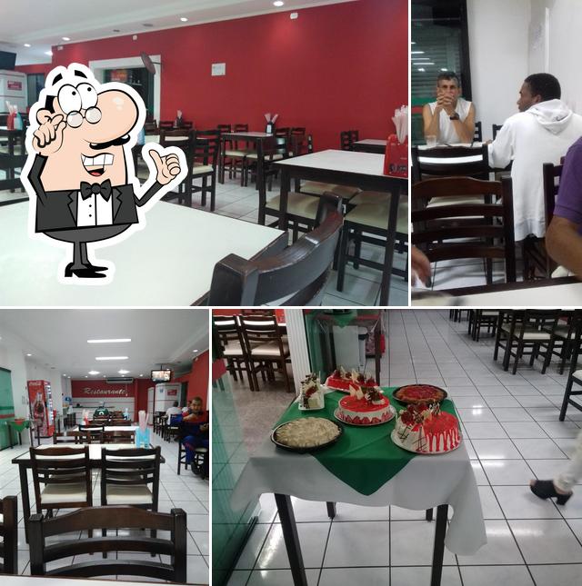 O interior do Panificadora e Restaurante e Pizzaria Lisboa