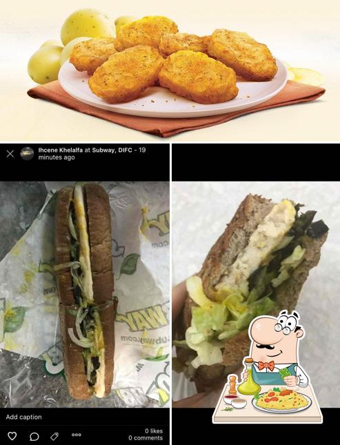 Comida en Subway