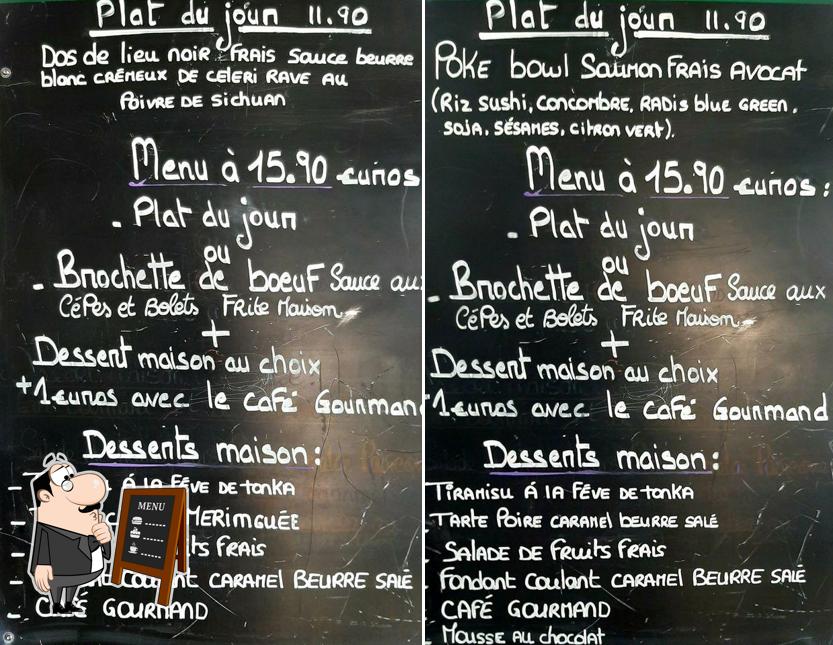 Le menu du tableau présente les options disponibles)