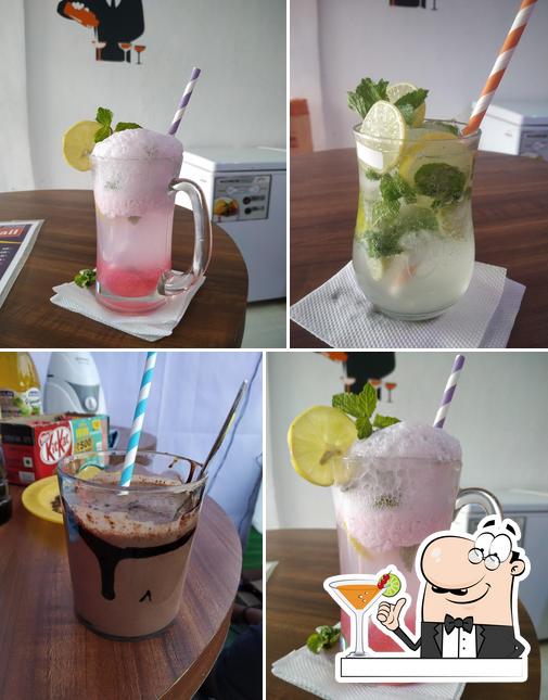 Try a drink at cafe mocktail कॅफे मॉकटेल