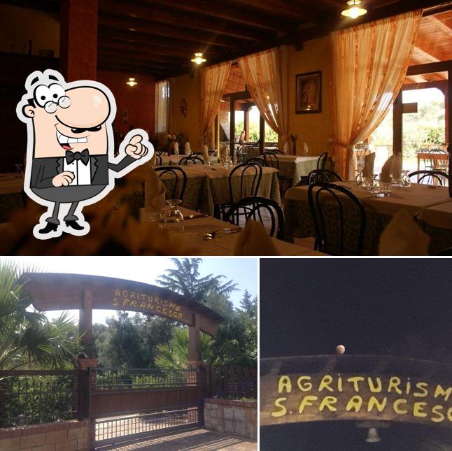 Guarda la foto che presenta la esterno e interni di Agriturismo San Francesco Ristorante