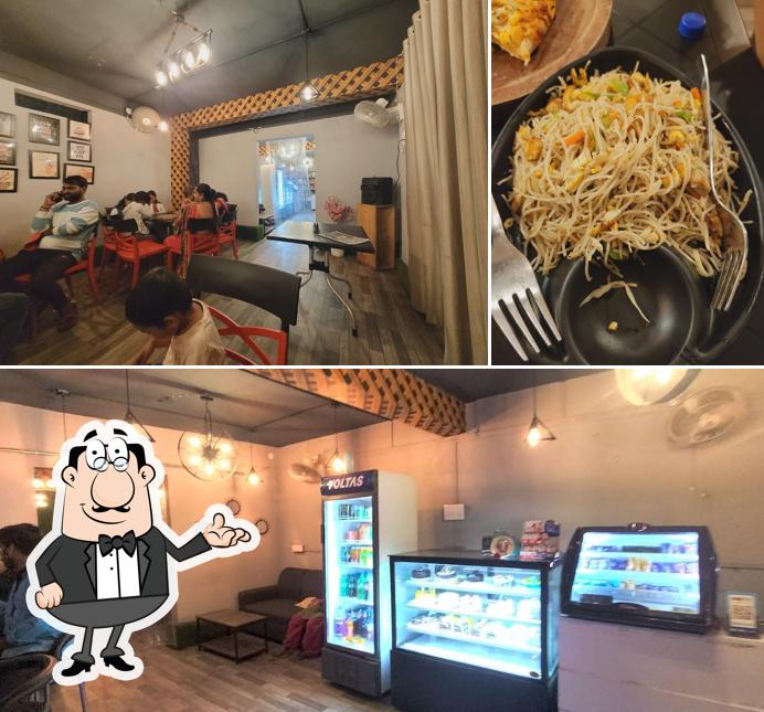 DOWN TOWN Cafe is distinguished by interior and food