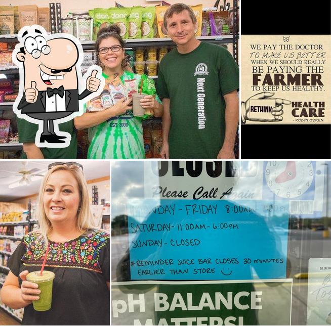 Next Generation Health foods & juice bar in Kerrville Restaurant menu