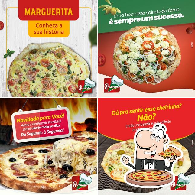 Peça pizza no Prediletta Pizzas