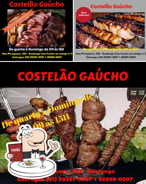 Comida em Costelão Gaucho