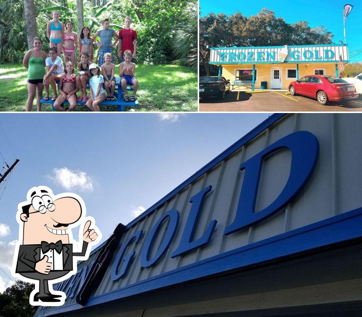 Frozen Gold Ice Cream in New Smyrna Beach Restaurant menu and reviews