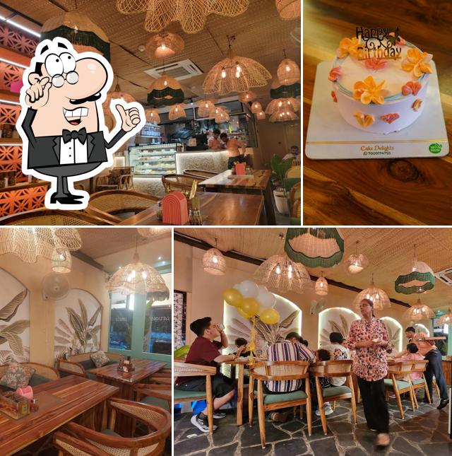 The interior of Cafe Cake Delights