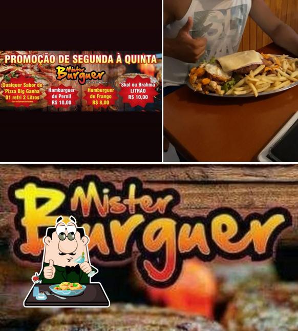 Platos en Mister Búrguer Hamburgueria e Pizzaria