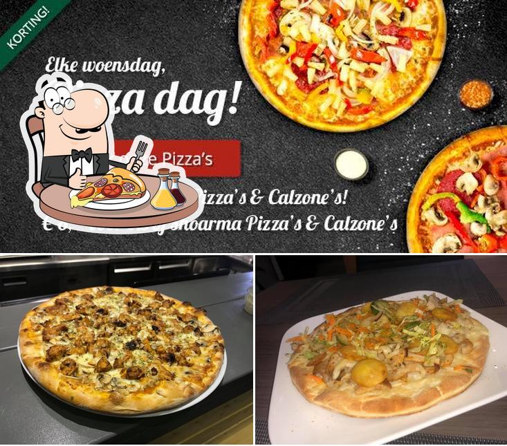 Choisissez des pizzas à PEJA Grillroom