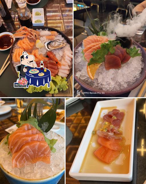 Sashimi al Ristorante LUMII Reana del Rojale