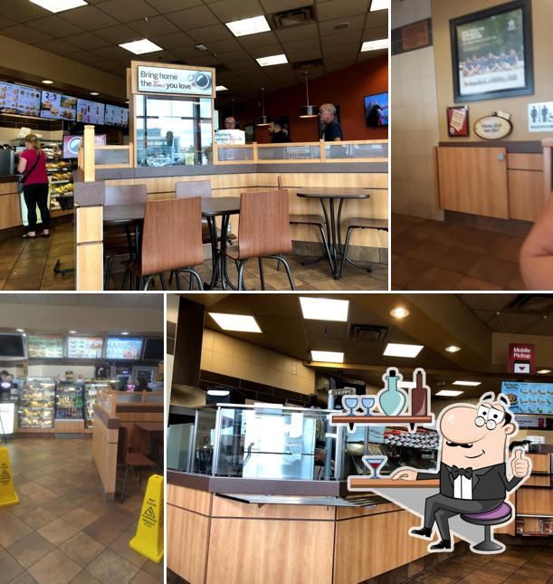 L'intérieur de Tim Hortons