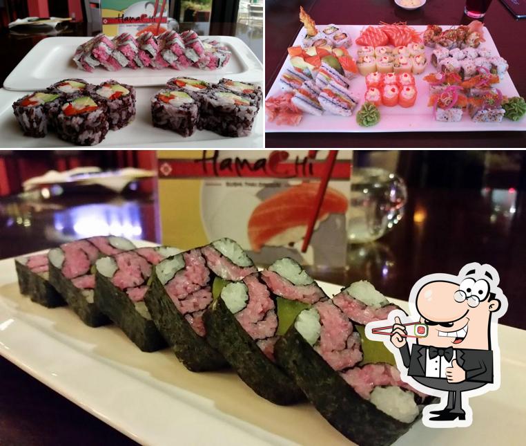 Les sushi sont offerts par Hamachi restaurant Claremont