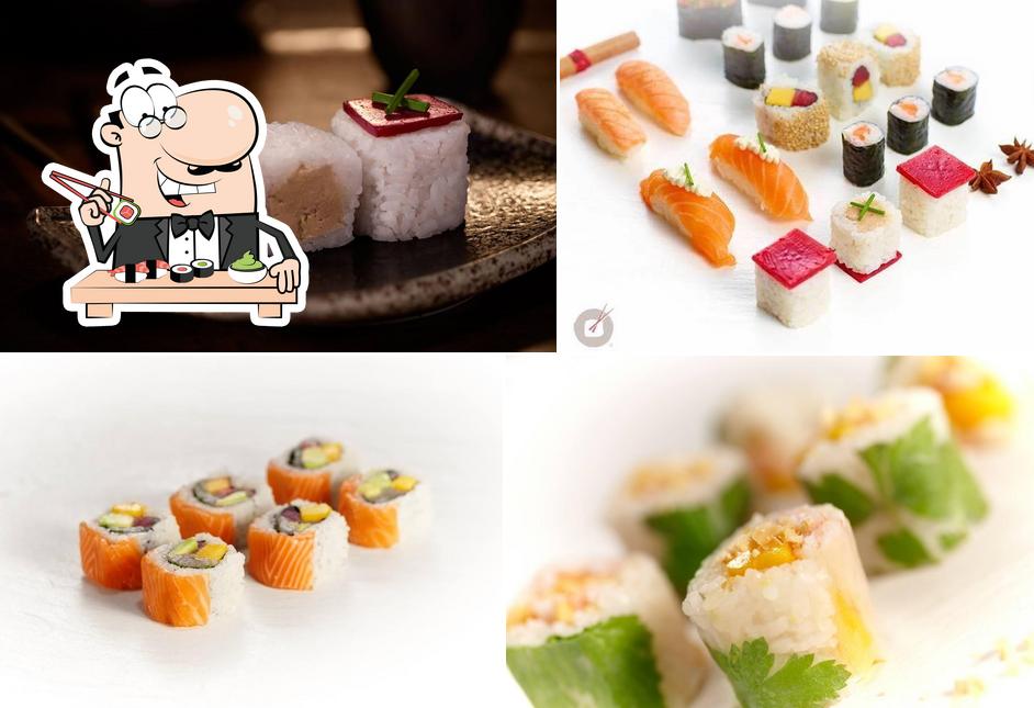 Wählt verschiedene Sushi-Optionen