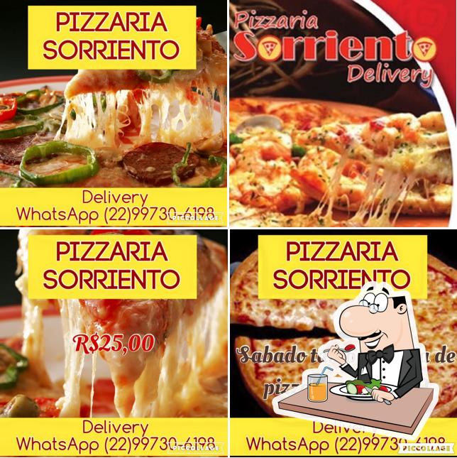 Comida em Pizzaria Sorriento