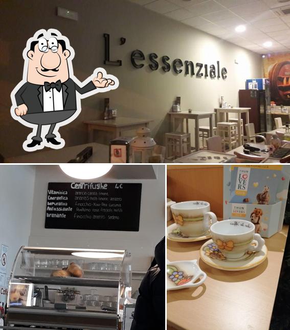 Gli interni di Cafè L'essenziale