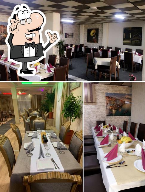 Die Inneneinrichtung von Restaurant Katana Gjilan