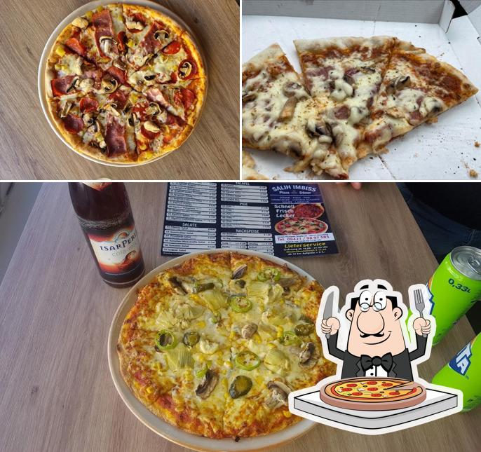 Try out pizza at Straubing Grill