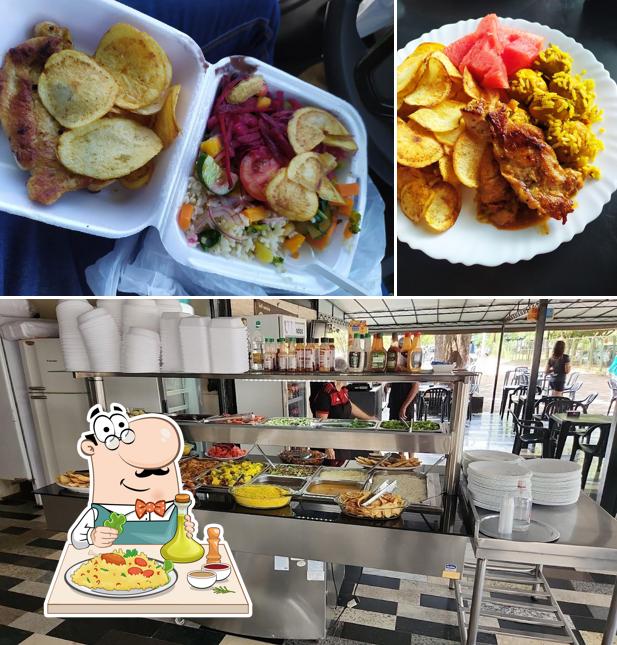 Comida em Restaurante Saboroso
