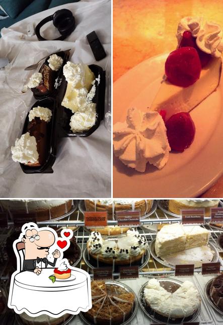 The Cheesecake Factory offers a variety of sweet dishes