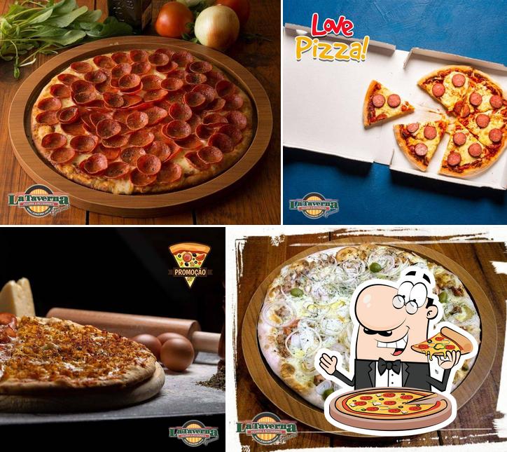 Consiga diferentes variedades de pizza