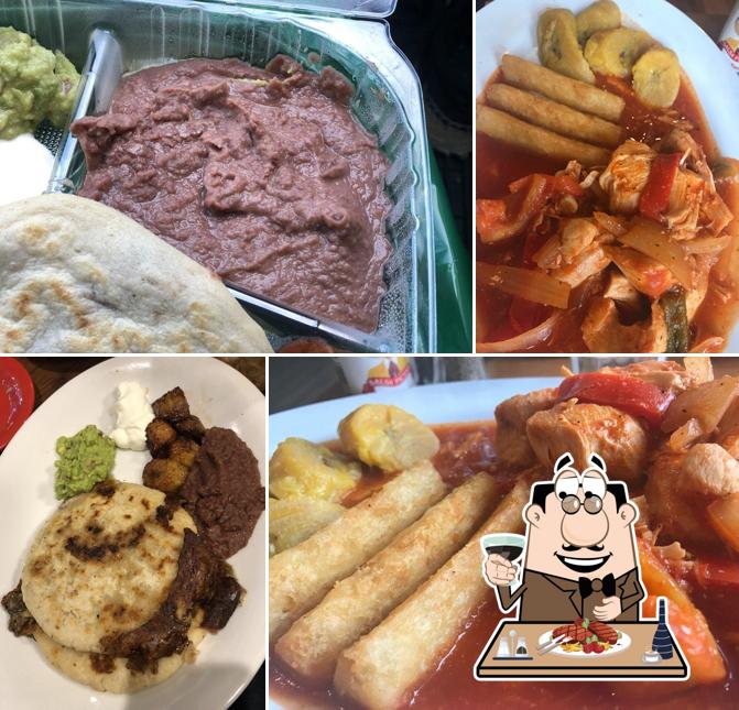 Order meat meals at Panchitas Pupuseria