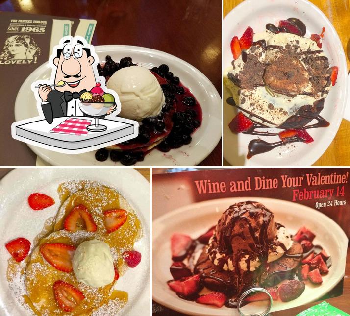 The Pancake Parlour Doncaster offers a number of sweet dishes