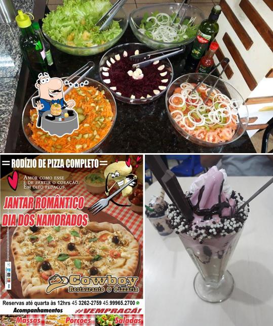 Comida em Restaurante Cowboy