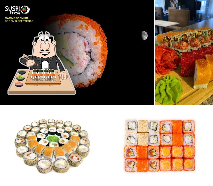 Essayez de nombreuses options de sushi