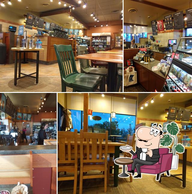 The interior of Caribou Coffee