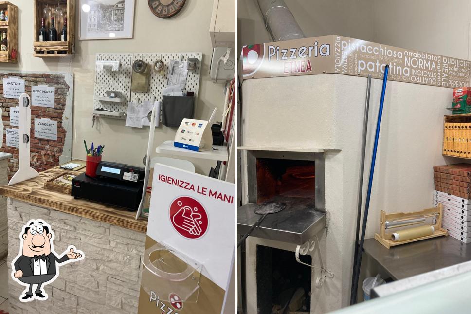 Gli interni di Pizzeria Etnea