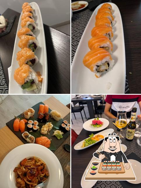 Prenditi le diverse opzioni di sushi